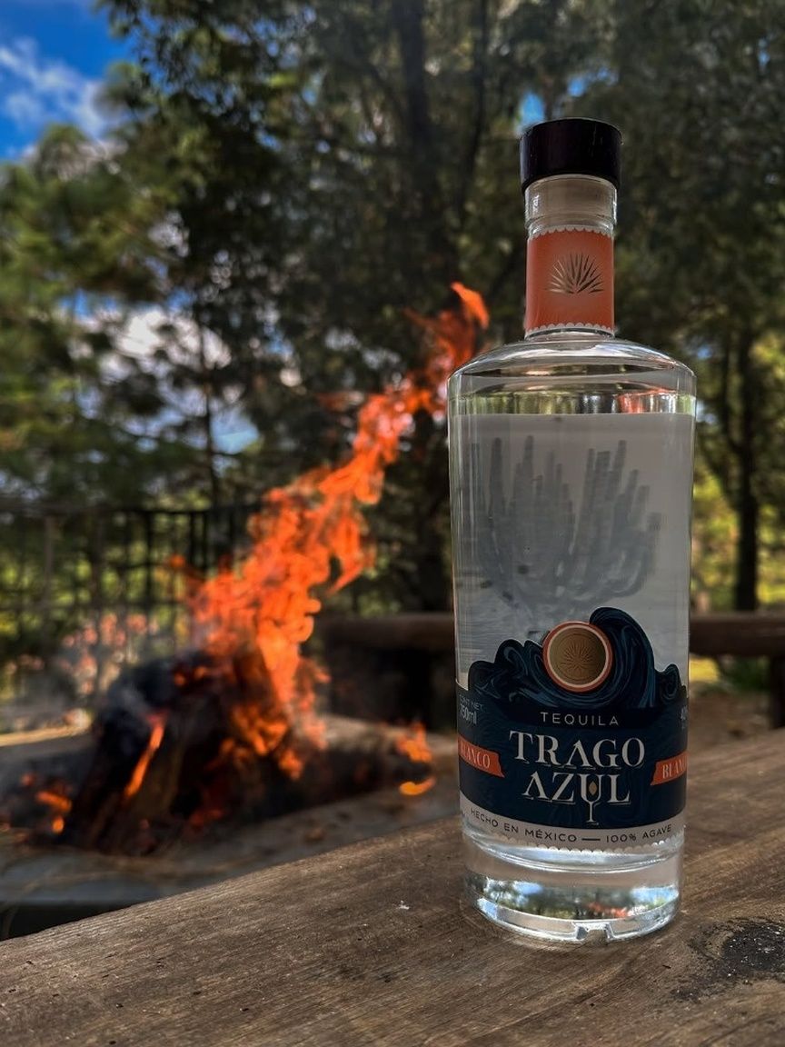 Trago Azul Blanco